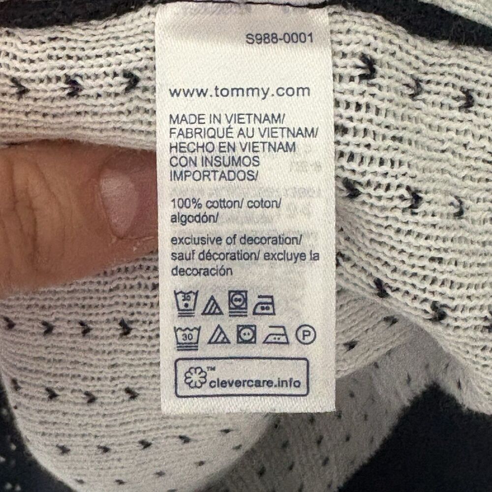 Tommy Hilfiger Boys Fair Isle Sweater Large 12-14 Cotton Holiday Preppy Classic - Picture 5 of 8